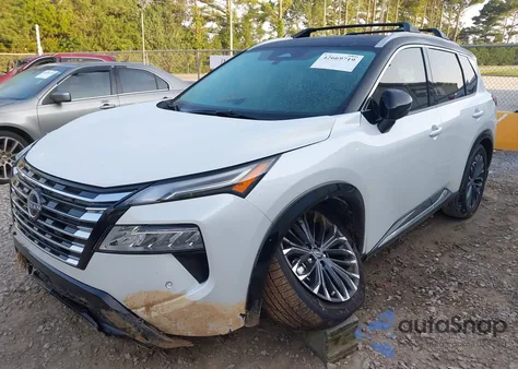 2025 Nissan Rogue Platinum из США, поврежденный, VIN JN8BT3DC3SW101480